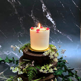 Medium Candle with Raspberry