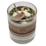 Small Glass Scented Candle With Star Anise & Red Berries