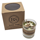 Small Glass Scented Candle With Star Anise & Red Berries