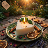 Small Heart Candle With Apples