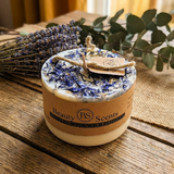 Small Scented Candle With Wild Flowers