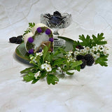 Small Heart Candle with Blackberry
