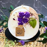 Small Candles With  Lilac