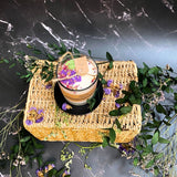 Small Glass Candles With  Lilac