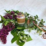 Small Glass Candles With  Lilac