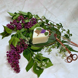 Small Heart Candles With  Lilac