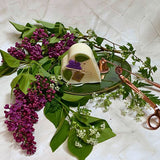 Small Heart Candles With  Lilac