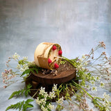 Smal Candle with Raspberry