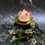 Smal Candle with Raspberry