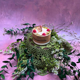 Smal Candle with Raspberry