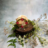Smal Candle with Raspberry