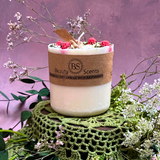 Medium Candle with Raspberry