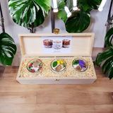 Gift sets small glass spring candles