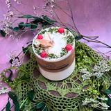 Medium Candle with Raspberry