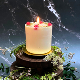 Medium Candle with Raspberry