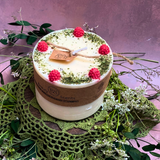 Large Candle with Raspberry