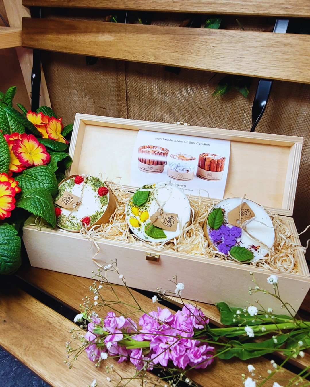 Gift sets small spring candles