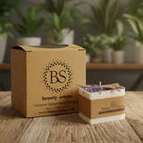 Small Heart Scented Candle with Wild Flowers