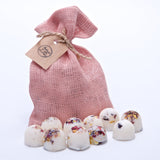 10 Scented Soy Wax Melts in Linen Bag