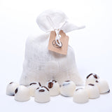 10 Scented Soy Wax Melts in Linen Bag