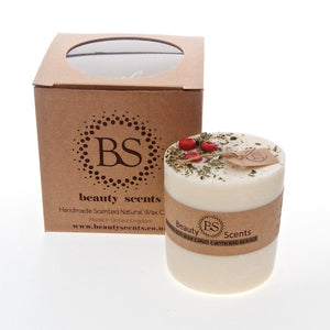 Medium Scented Soy Candle With Red Berries